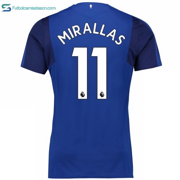 Camiseta Everton 1ª Mirallas 2017/18